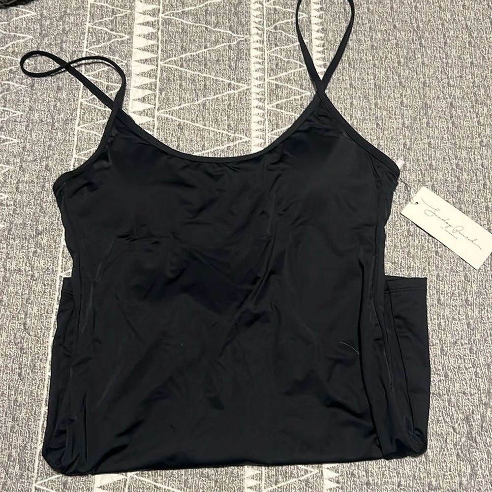 Body suit/ bathing suit, short style, one piece 2in inseam